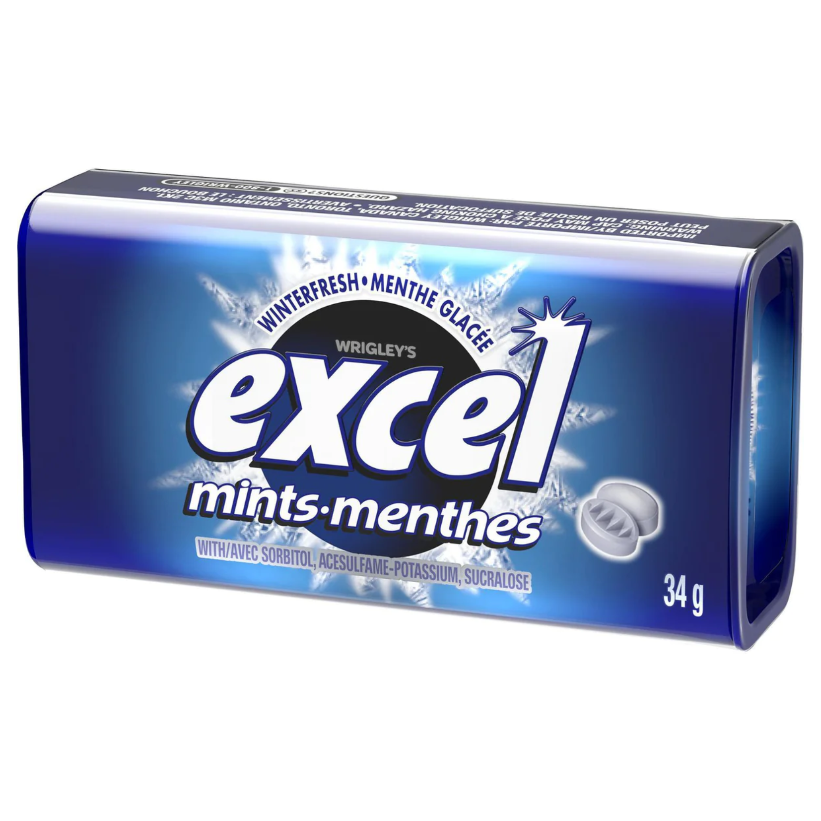 Wrigley's Excel Winterfresh Mints 34g