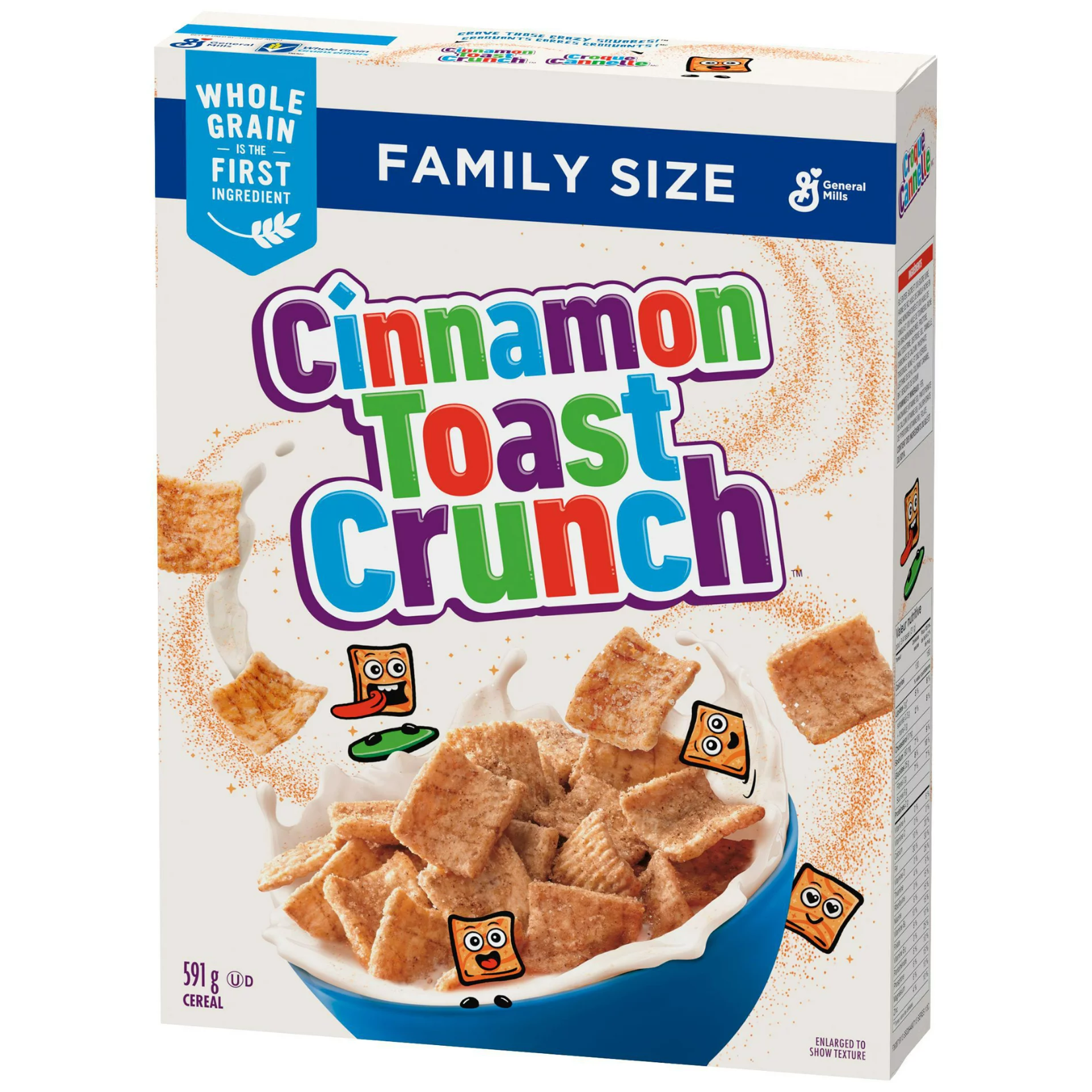 General Mills Cinnamon Toast Crunch Family Size Cereal 591g