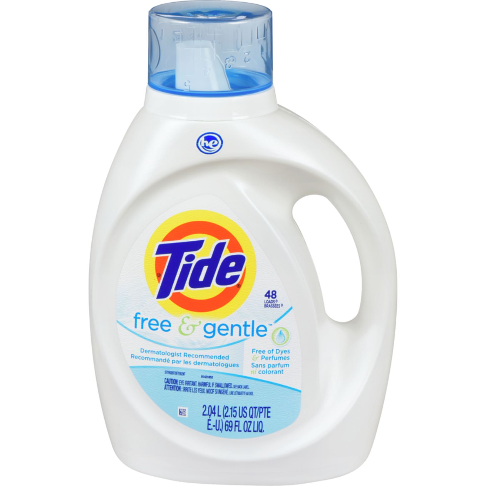 Tide HE Free & Gentle Laundry Detergent 4.55L