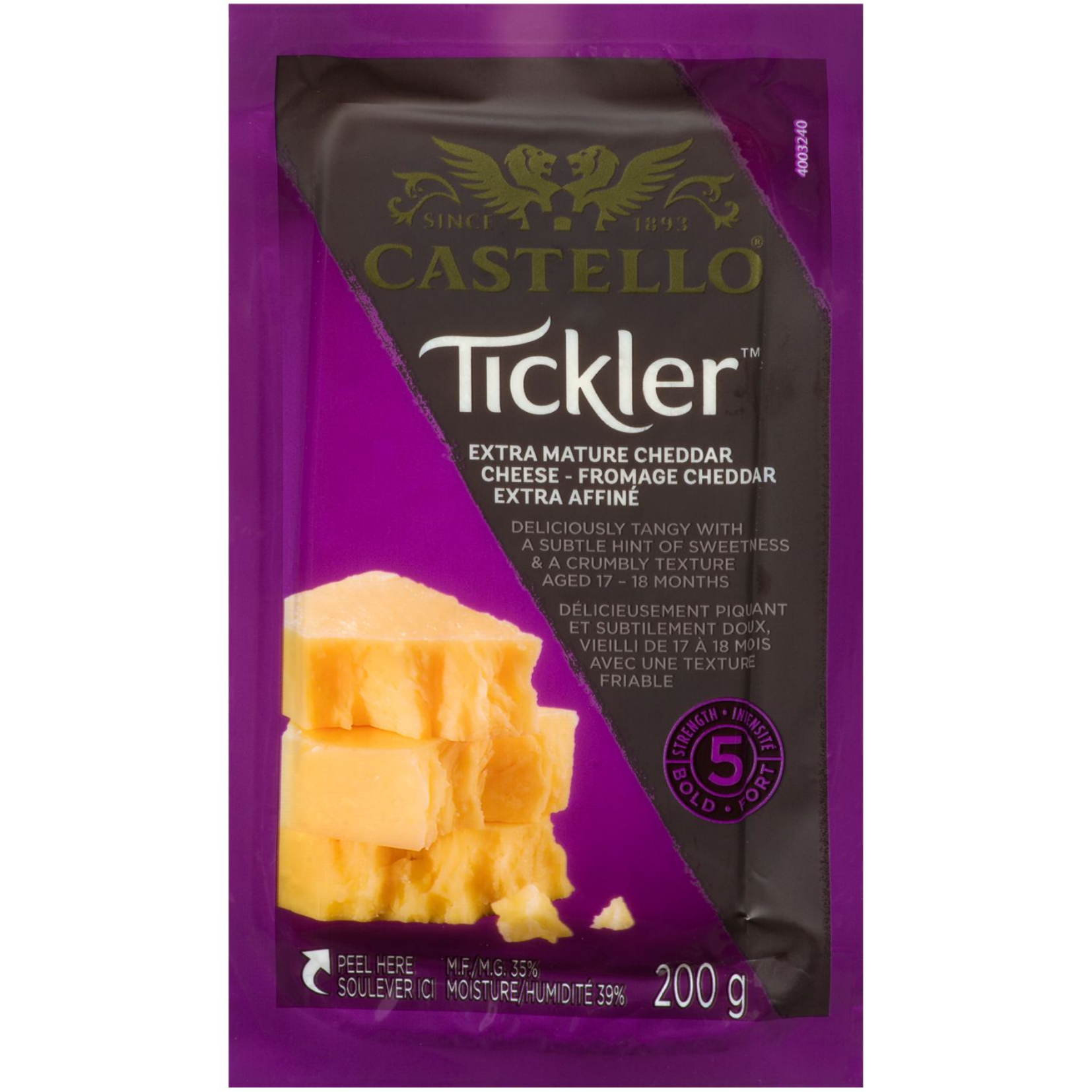 Castello Tickler Extra Mature Cheddar Cheese 200g