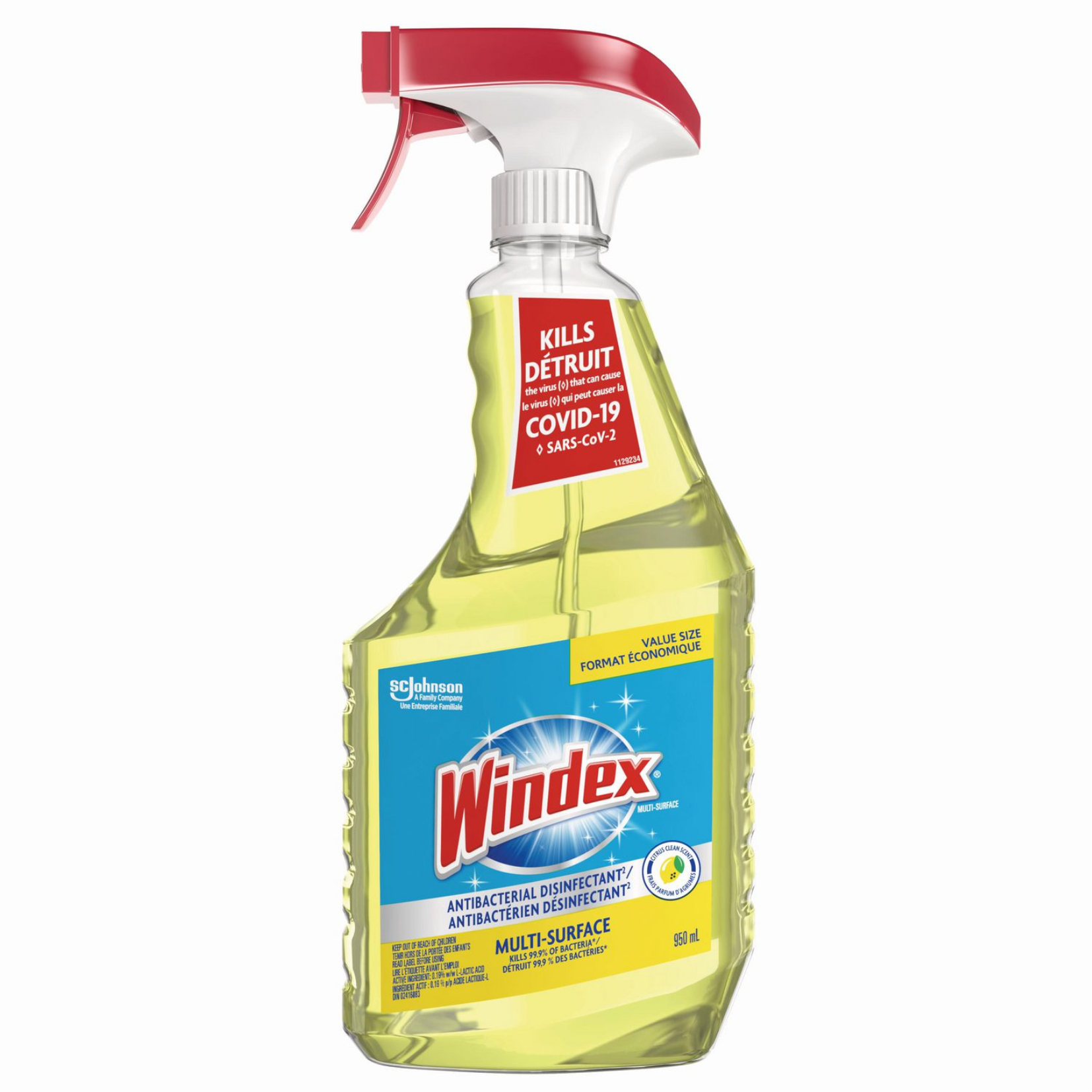 Windex Multi-Surface Antibacterial Disinfectant 950ml