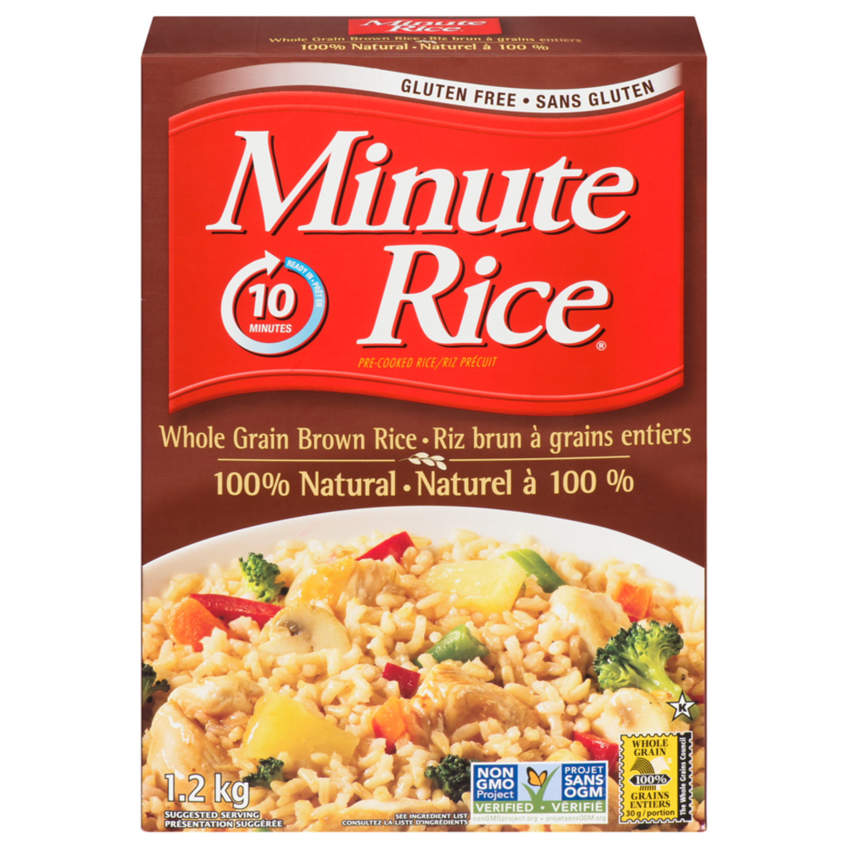 Minute Rice Whole Grain Brown Rice 1.2kg