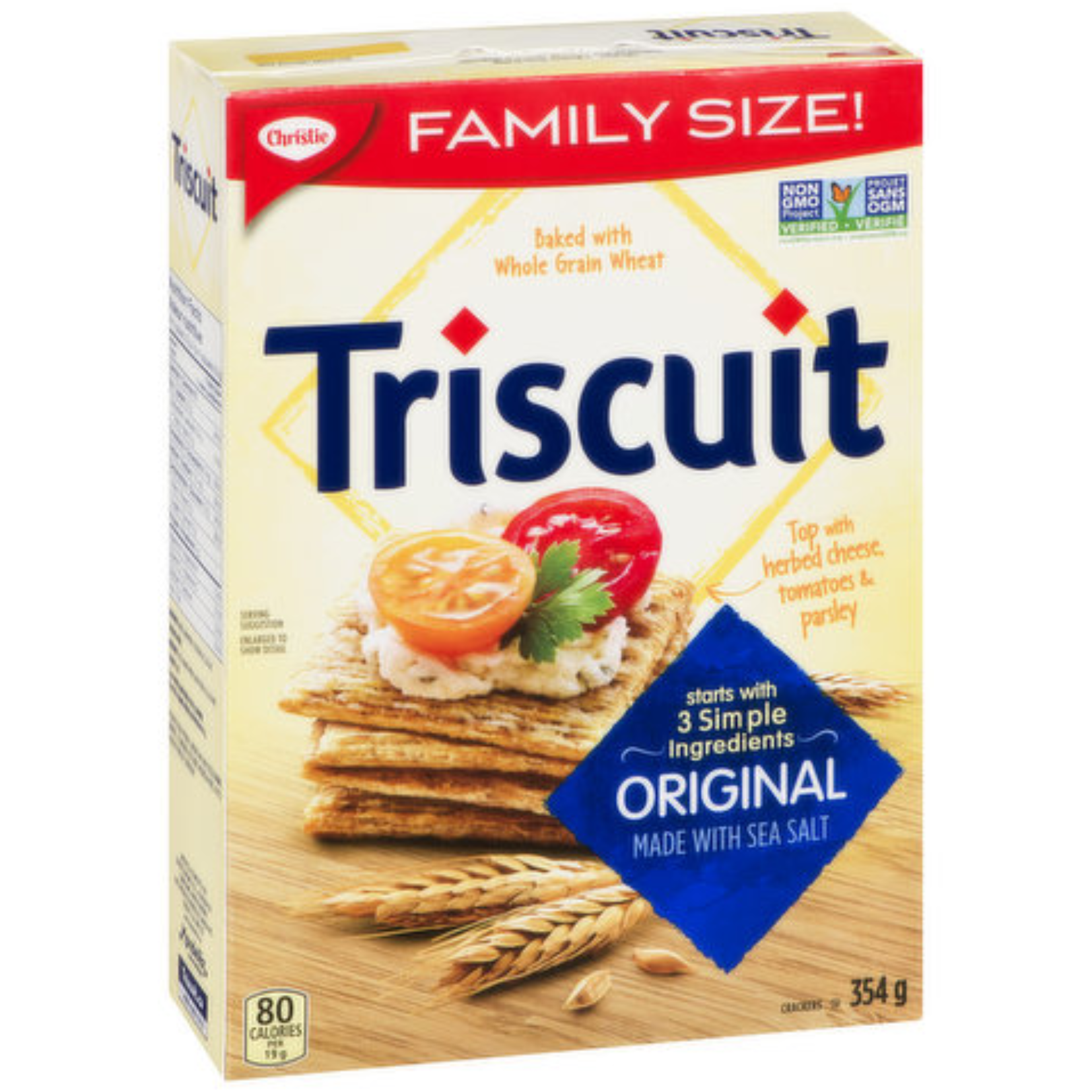 Christie Triscuit Original With Sea Salt Crackers 354g