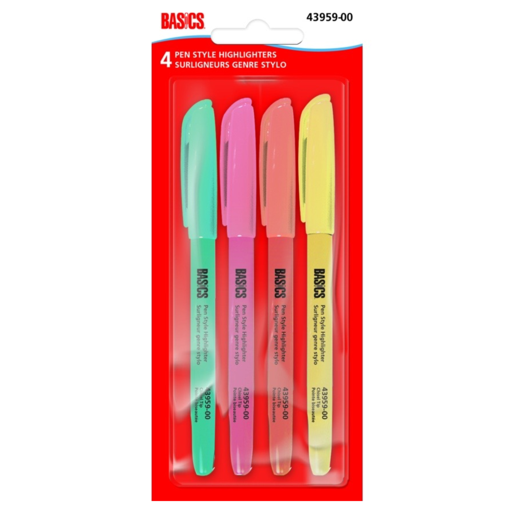 Assorted Colors Highlighters 4ct