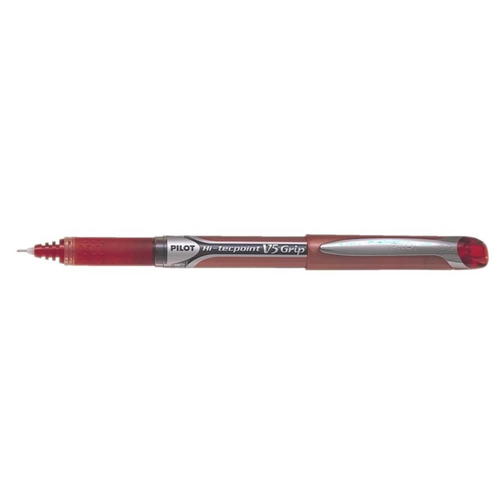 Hi Tec Grip 0.5mm Red Pen 12ct