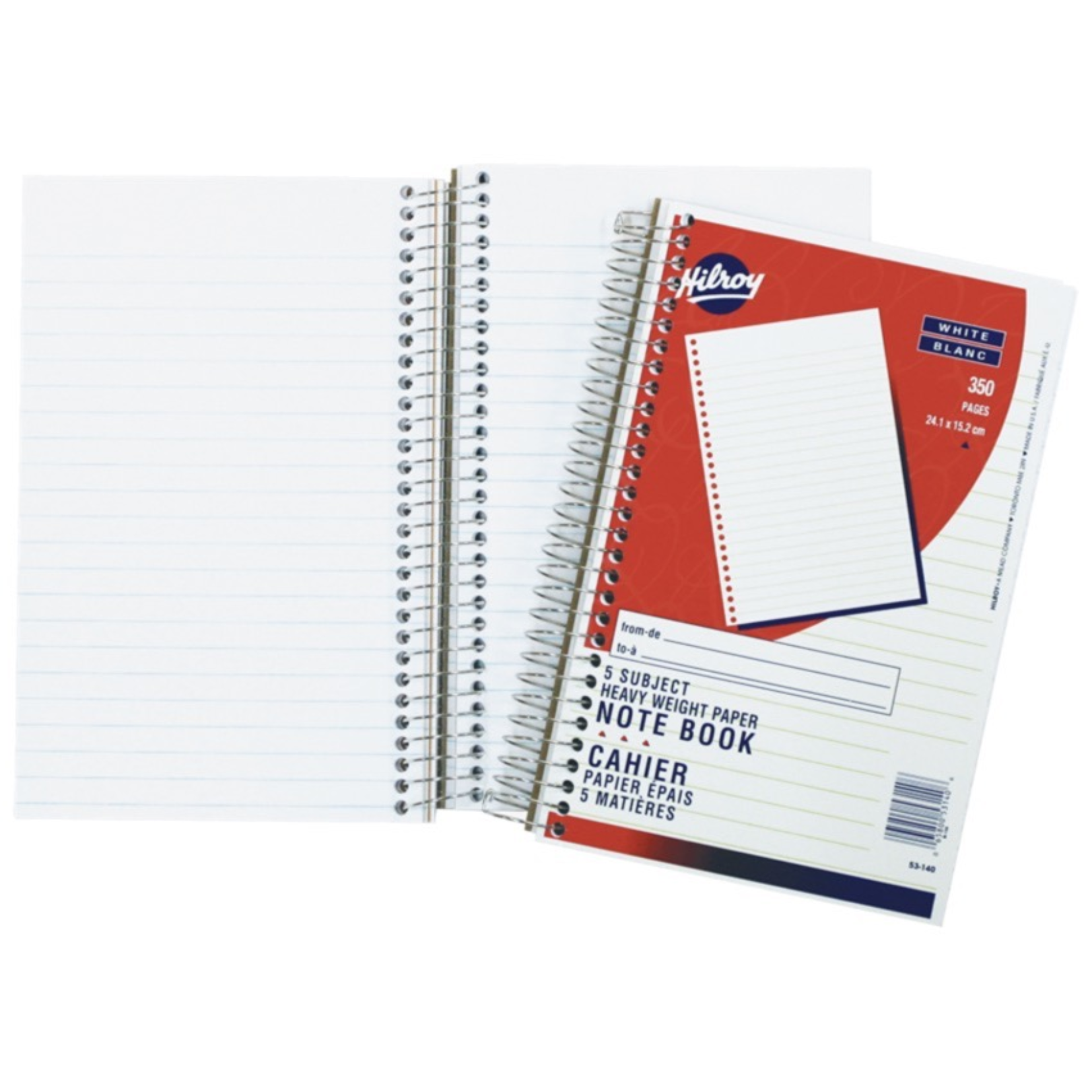 Hilroy 9.5 x 6" Notebook 350pg