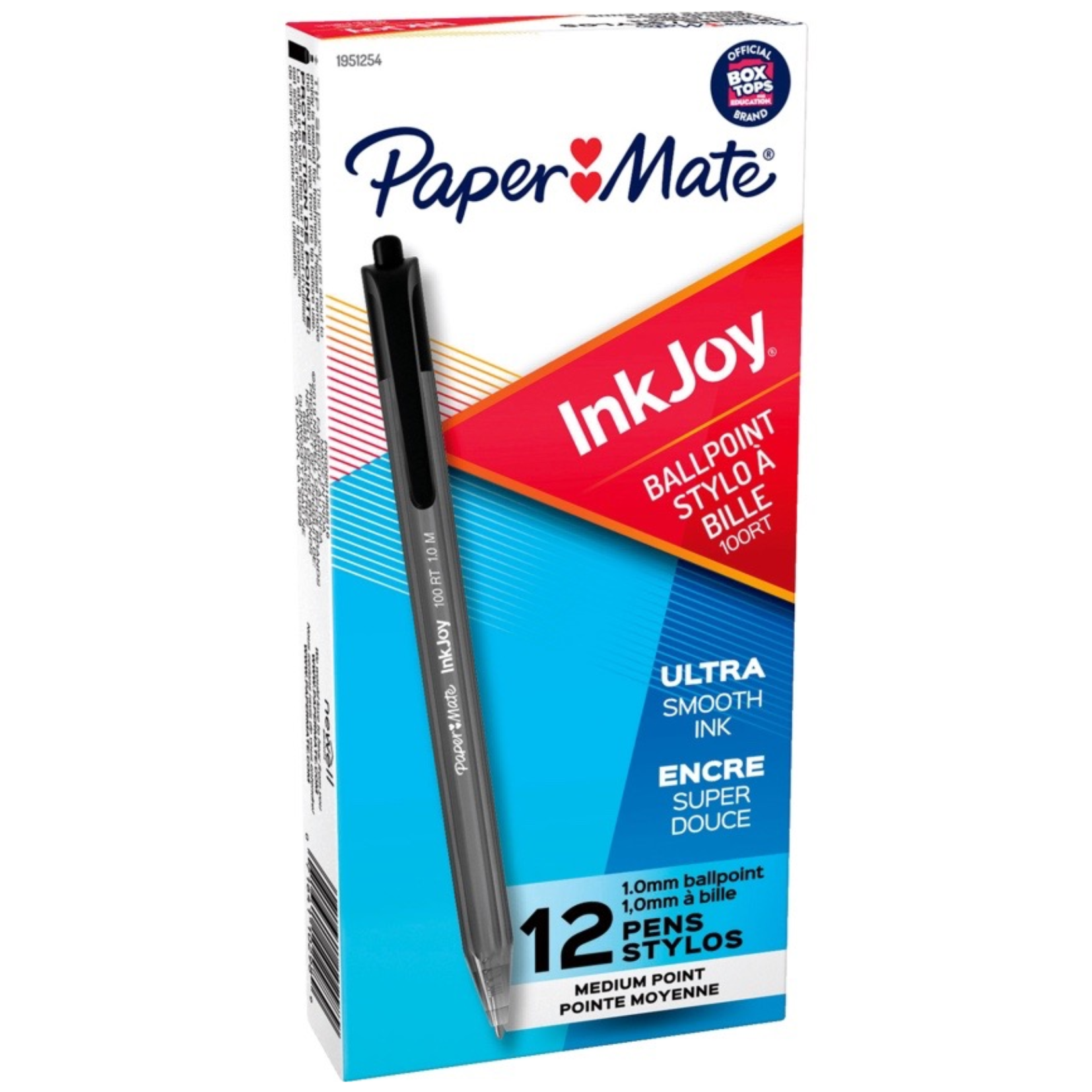 InkJoy Retractable Black Pen 12ct