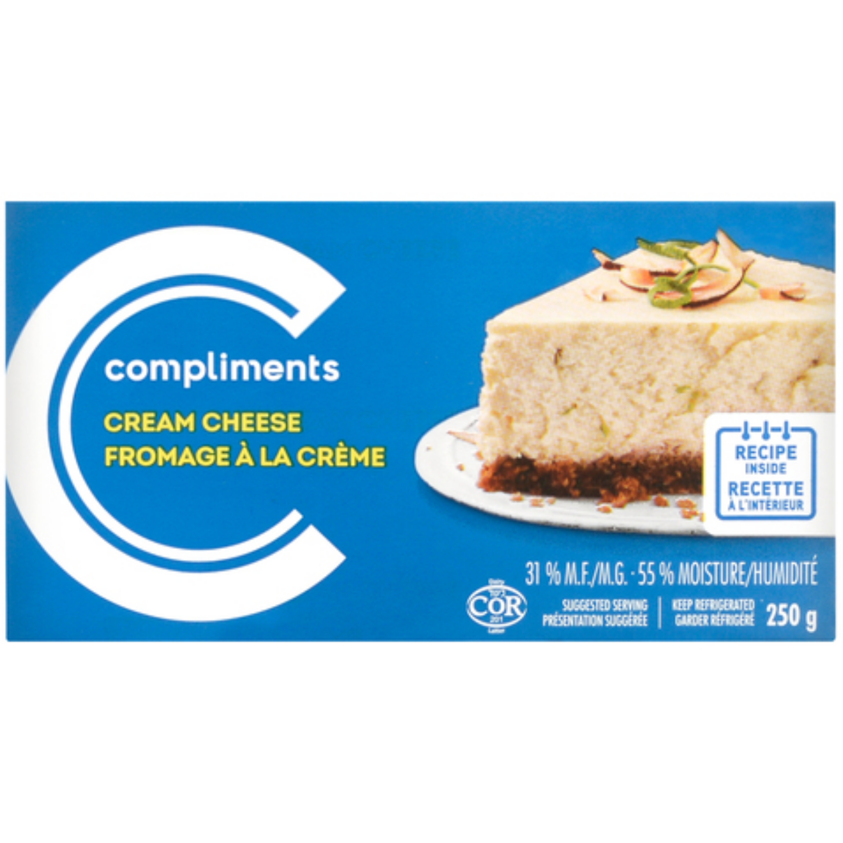 Compliments Cream Cheese 250g