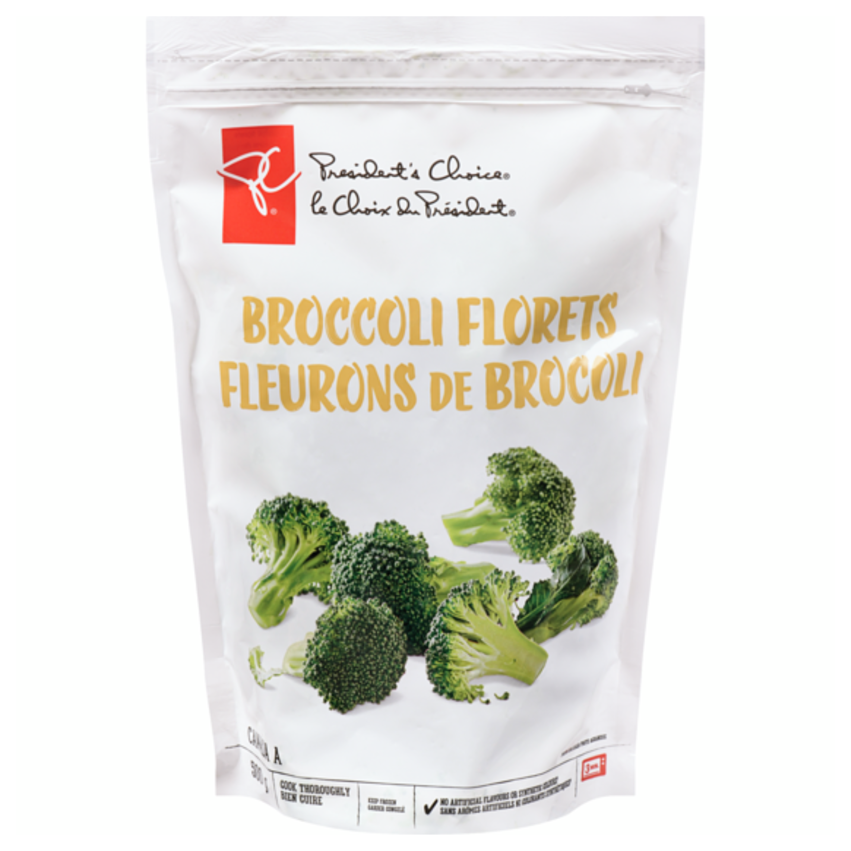 President's Choice Frozen Broccoli Florets 500g
