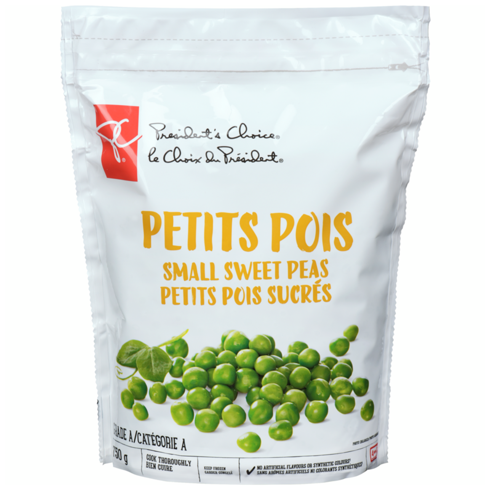 President's Choice Small Sweet Peas 750g