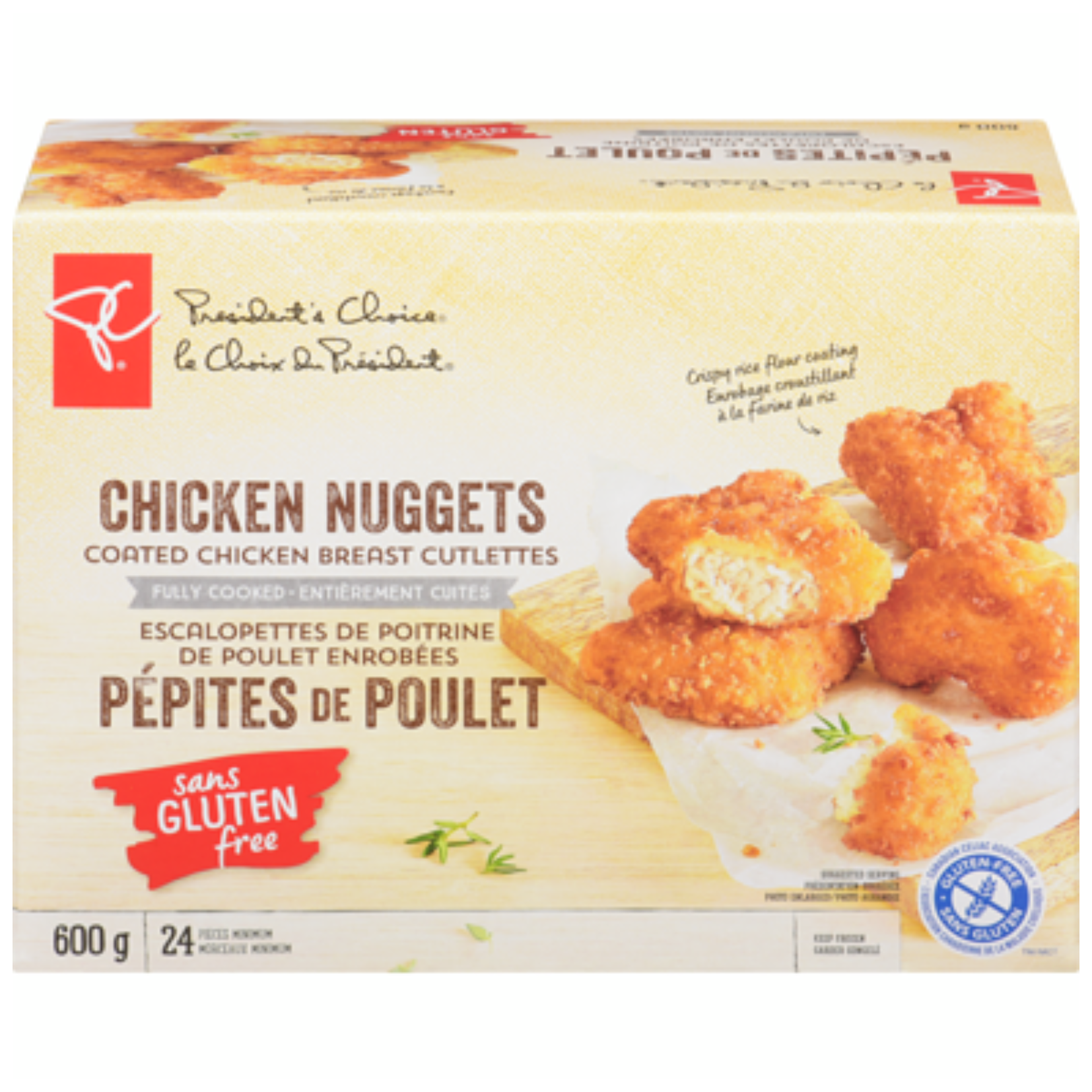 President's Choice Gluten Free Chicken Nuggets 600g