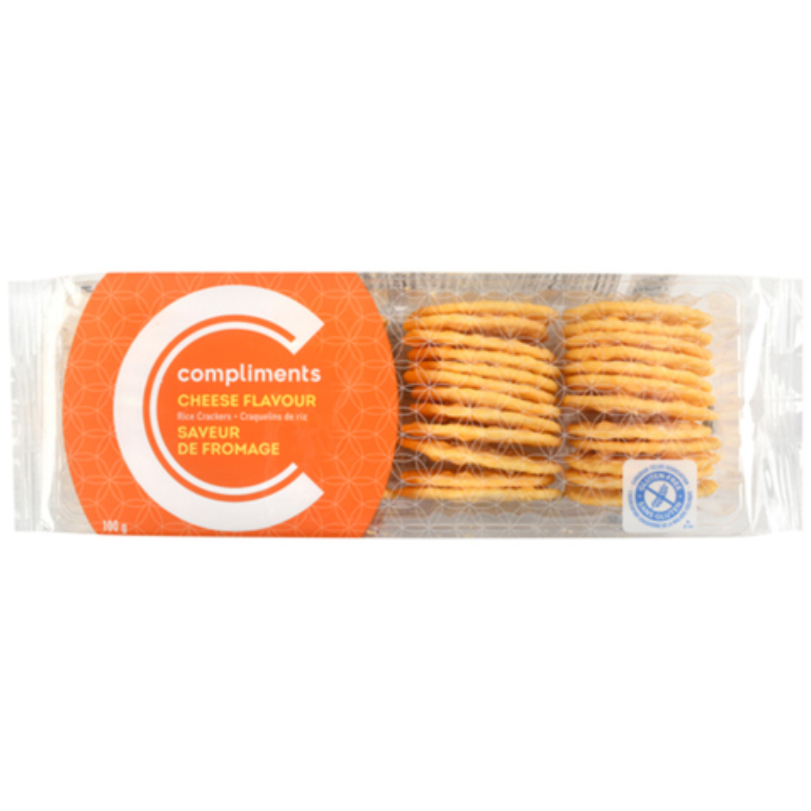 Compliments Cheese Flavour Rice Crackers 100g