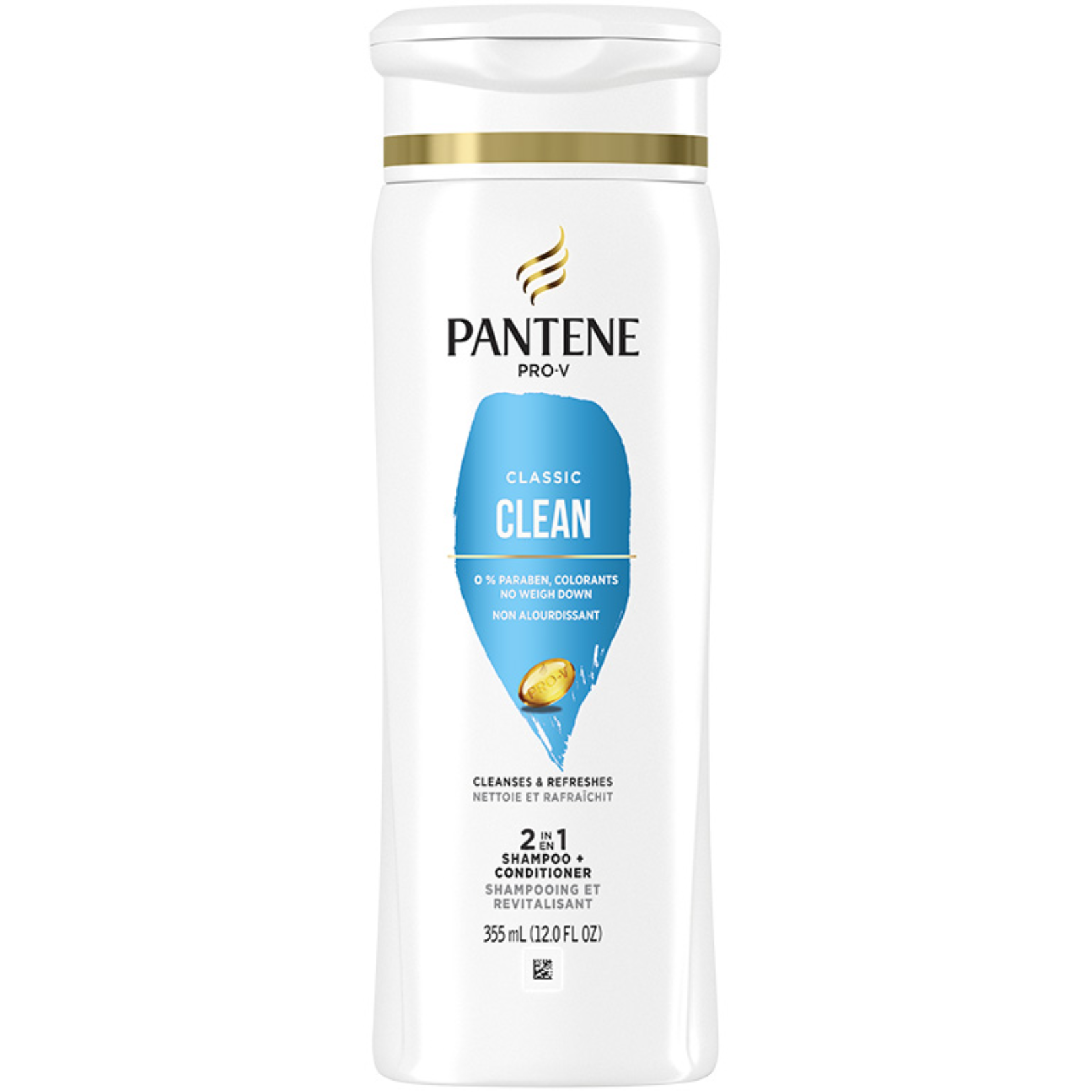 Pantene Classic Clean 2in1 Shampoo & Conditioner 355ml