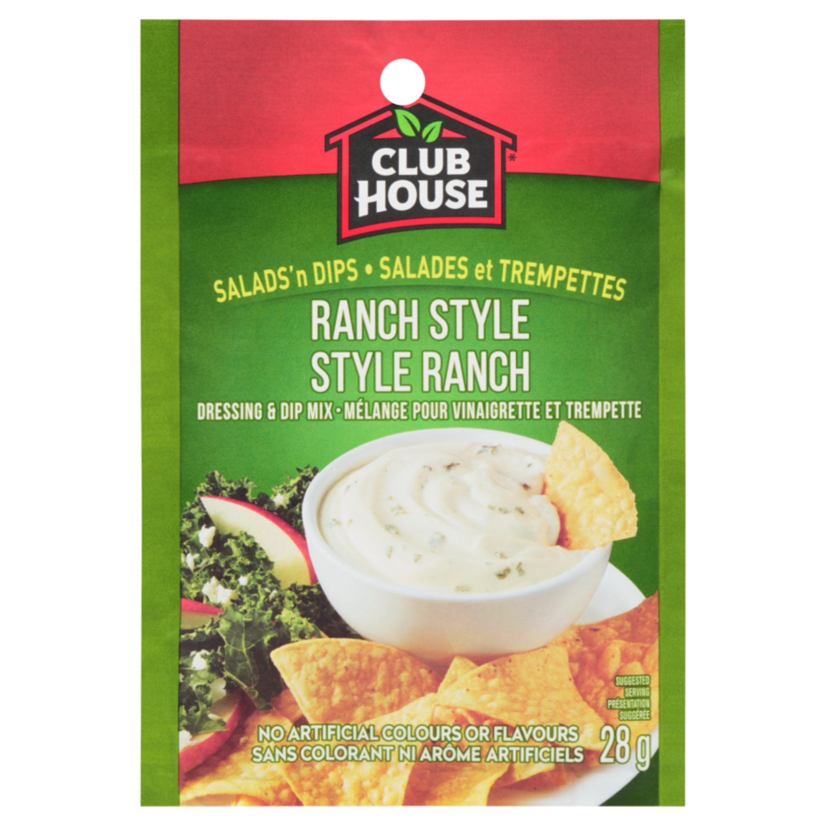 Club House Ranch Salads 'n Dip Mix 28g