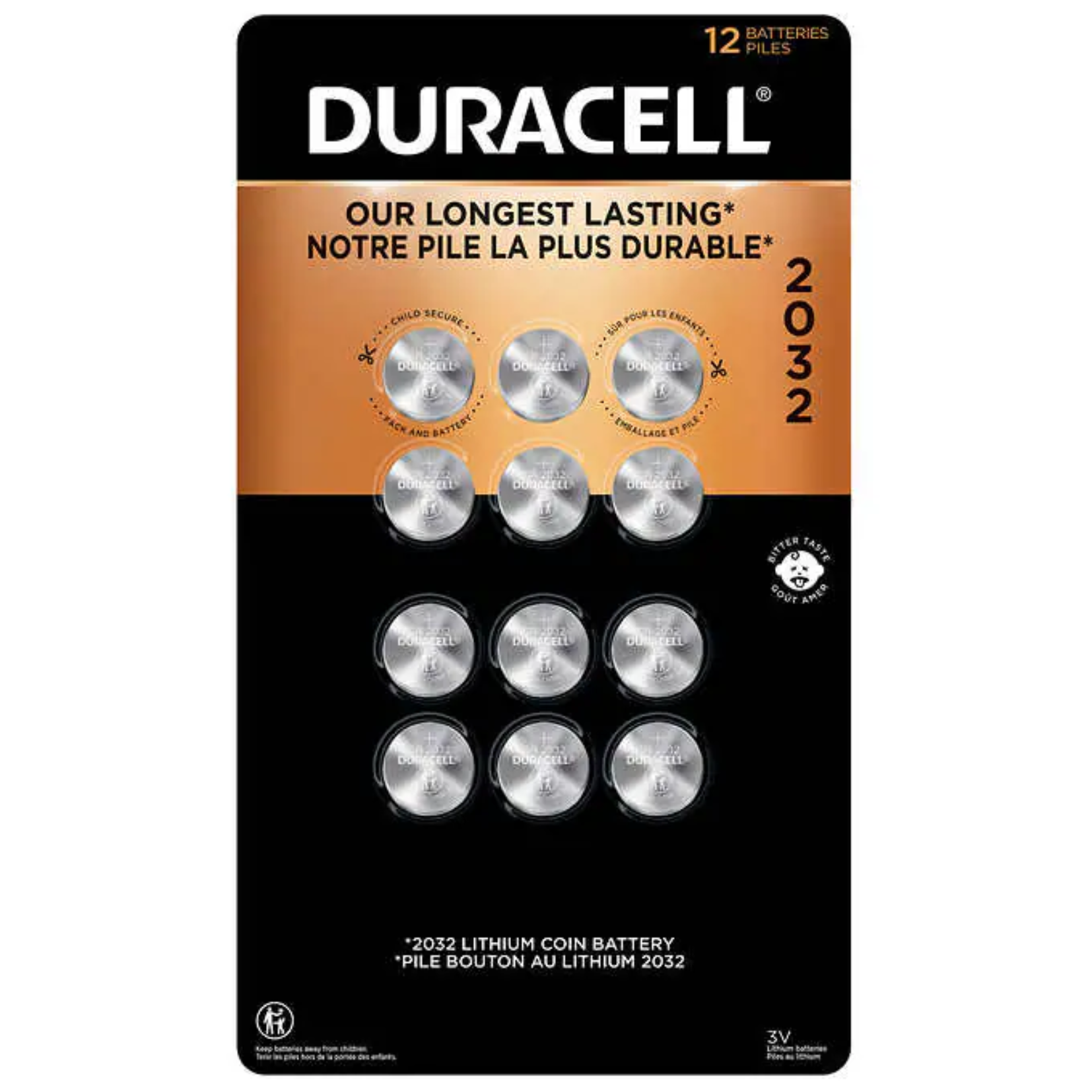 Duracell 2032 Coin Batteries 12ct