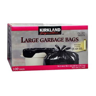 Kirkland 26" x 33.5" Garbage Bags 100ct