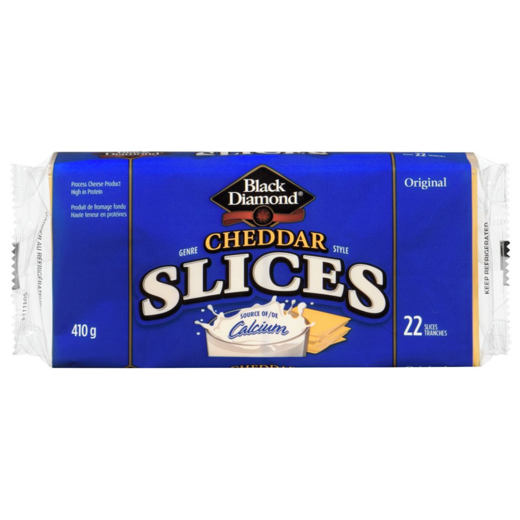 Black Diamond Cheddar Cheese Slices 22ct