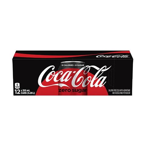 Coca Cola Zero 355ml x 12