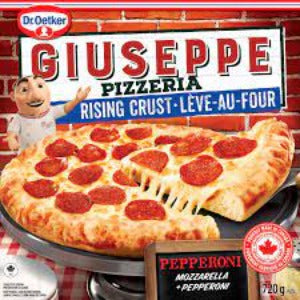Dr. Oetker Giuseppe Pizzeria Rising Crust Pepperoni Pizza 720g