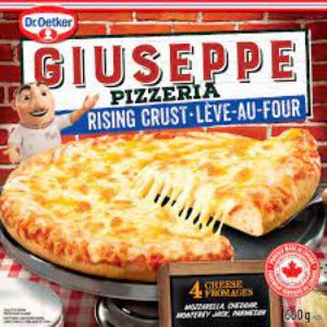 Dr. Oetker Giuseppe Pizzeria Rising Crust 4 Cheese Pizza 660g