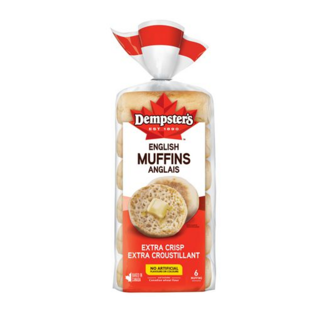 Dempster's Extra Crisp English Muffins 6ct