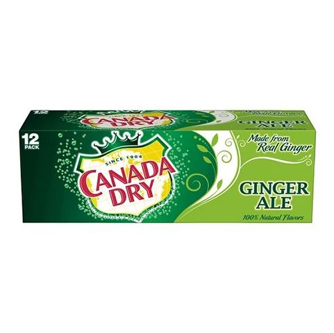 Canada Dry Ginger Ale 355ml x 12