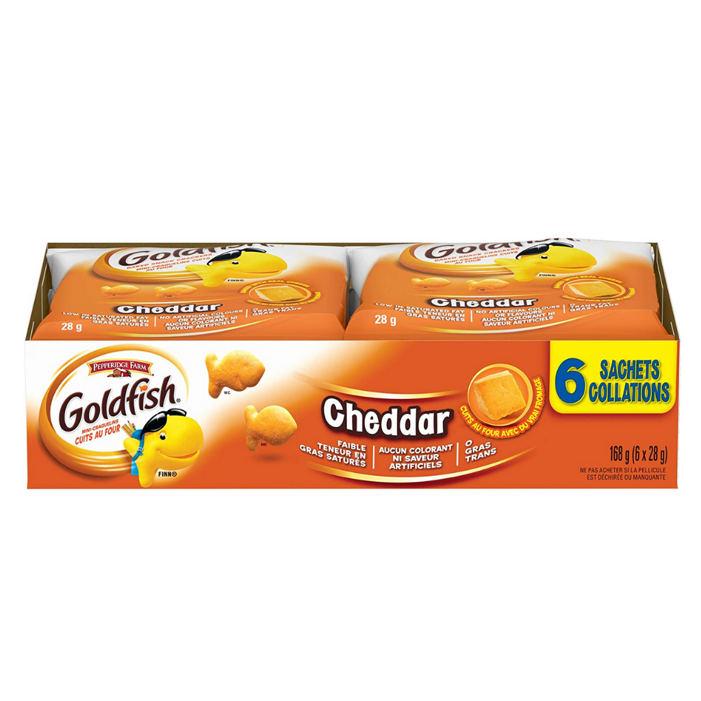Pepperidge Farm Cheddar Goldfish Crackers 28g x 6