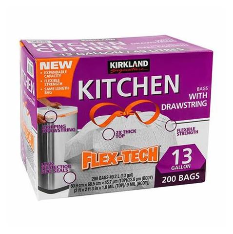 Kirkland 24" x 27" Kitchen Flex-Tech Bags 200ct