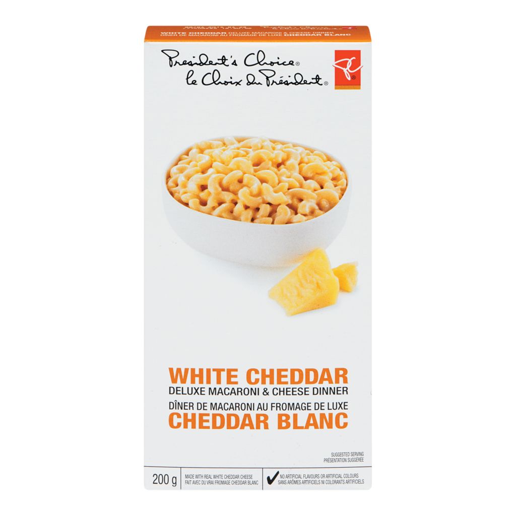 President's Choice White Cheddar Macaroni & Cheese Dinner 200g