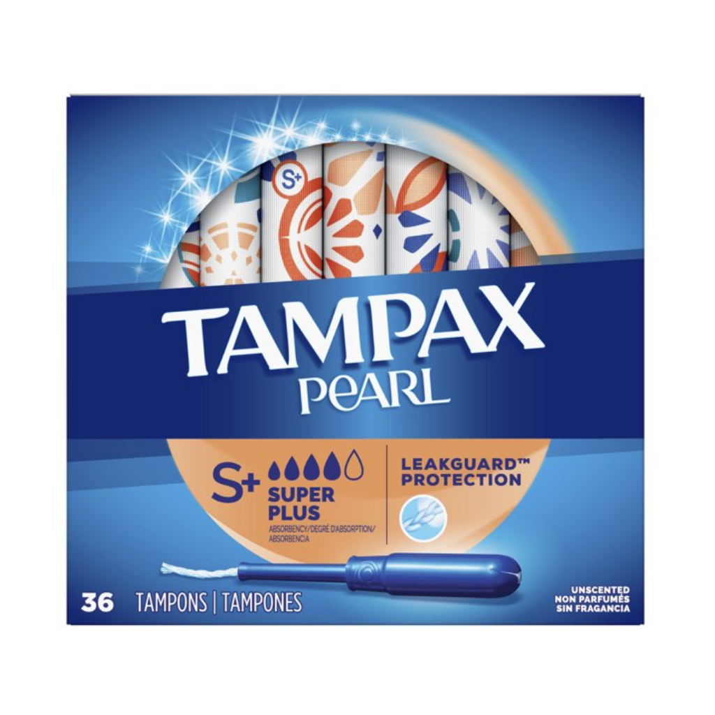 Tampax Super Plus Pearl Tampons 36ct