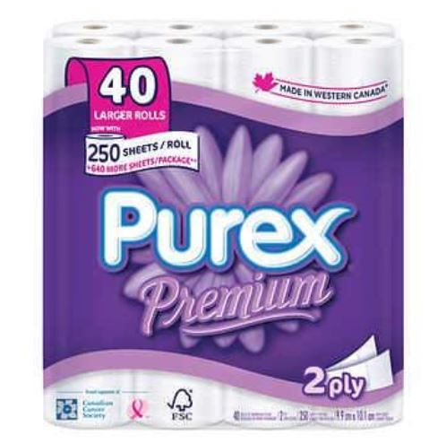 Purex Premium Bathroom Tissue 40ct