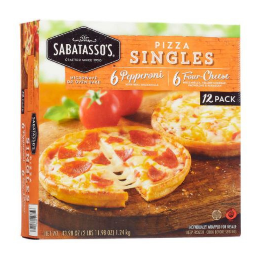 Sabatasso's Four Cheese Pizza Single Serving