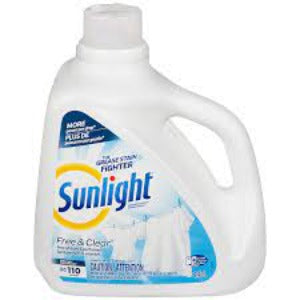 Sunlight Free & Clear Laundry Detergent 4L