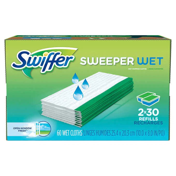 Swiffer Refills Wet Mopping Cloths  64ct