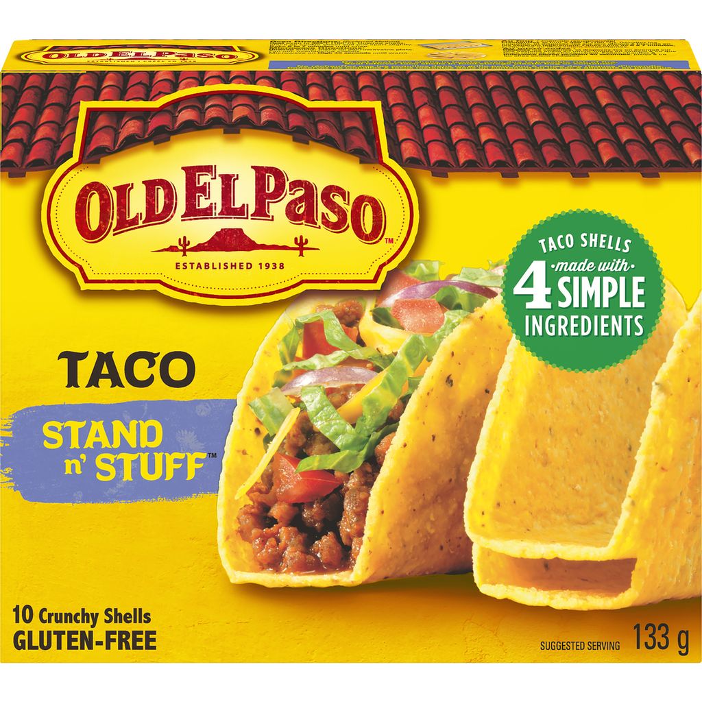 Old El Paso Stand & Stuff Taco Shells 133g