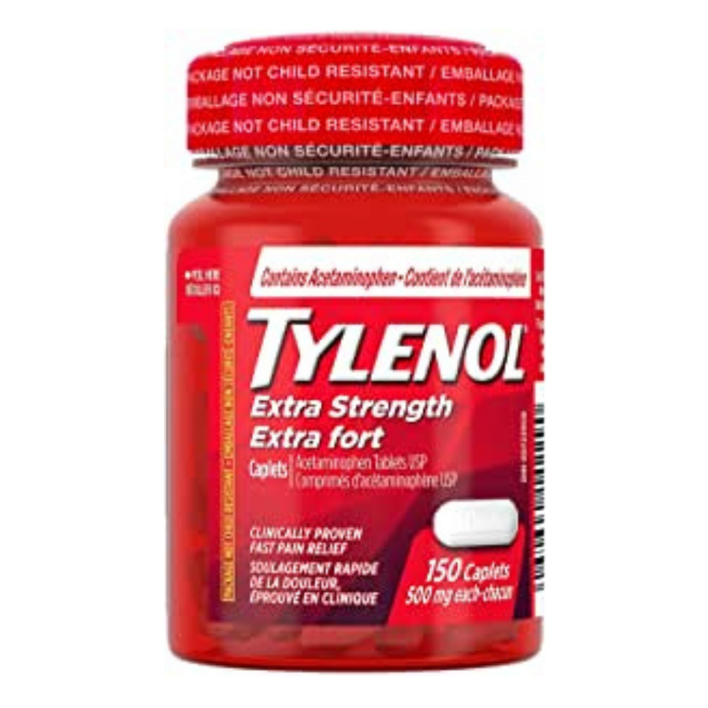 Tylenol Extra Strength Caplets 500mg x 150