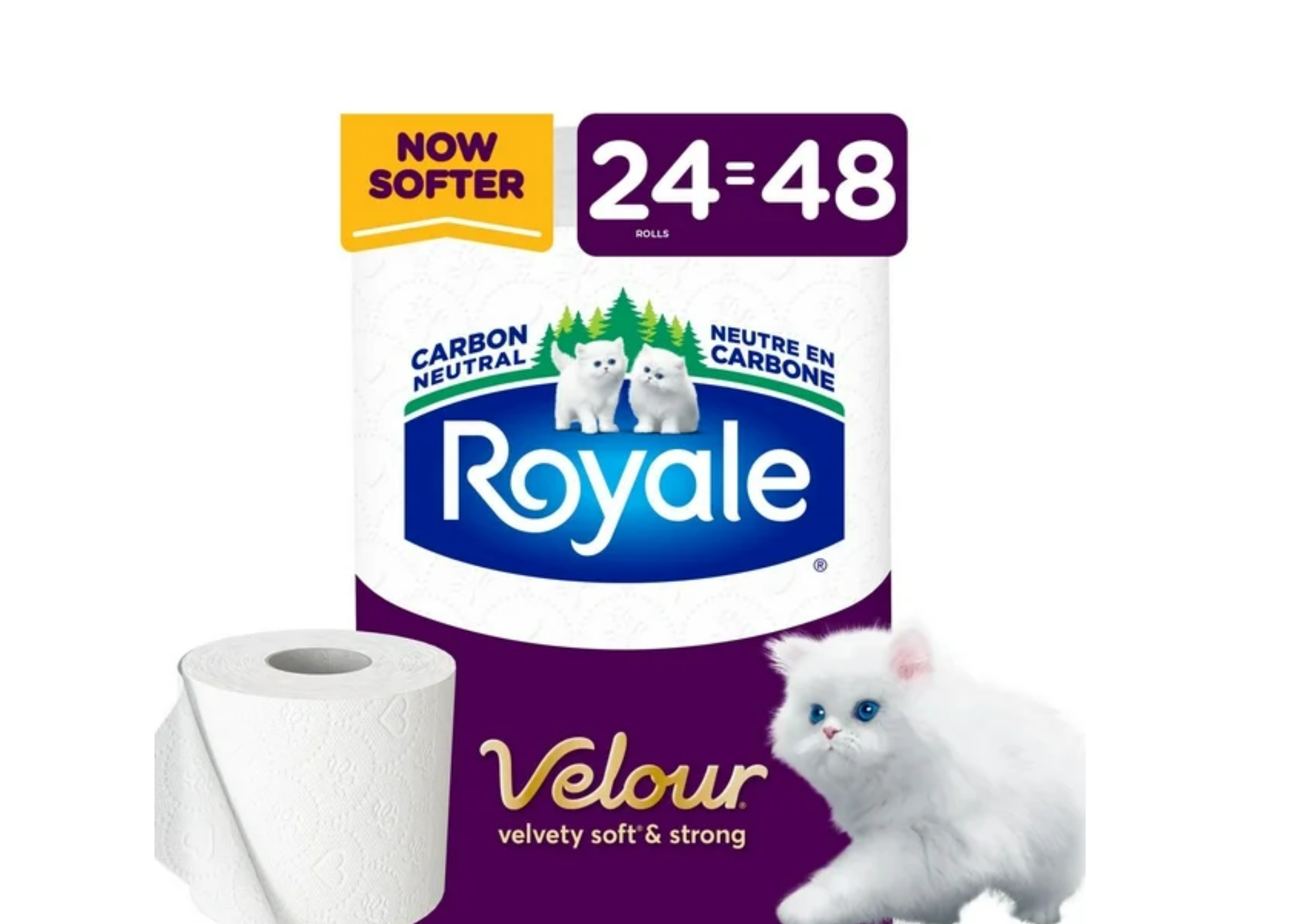 Royale Velour Bathroom Tissue 18=48