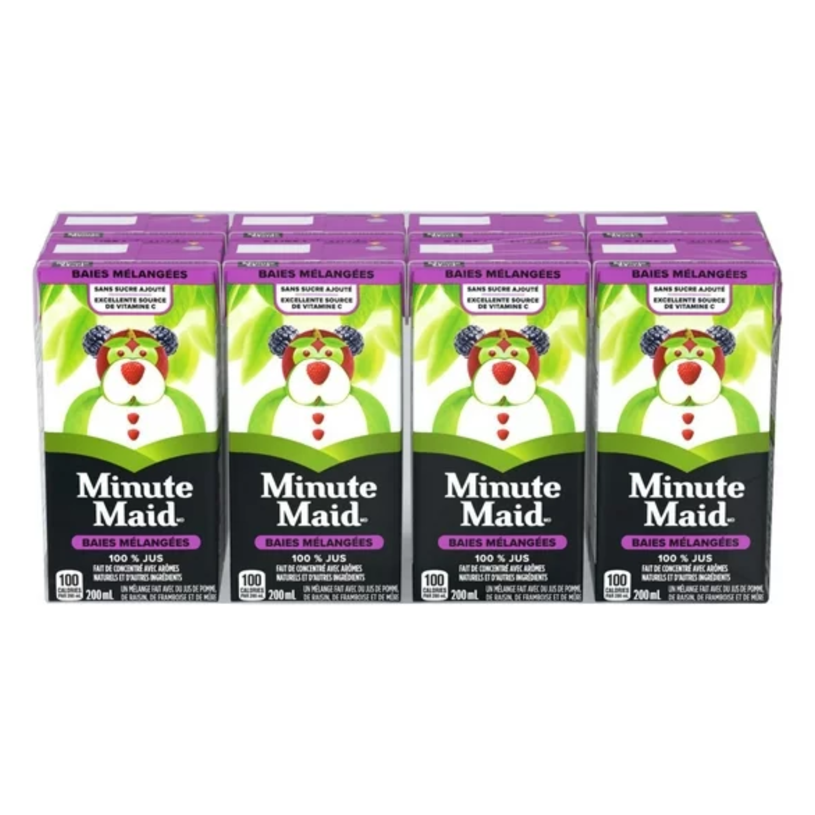 Minute Maid Mixed Berry Juice Boxes 200ml x 8
