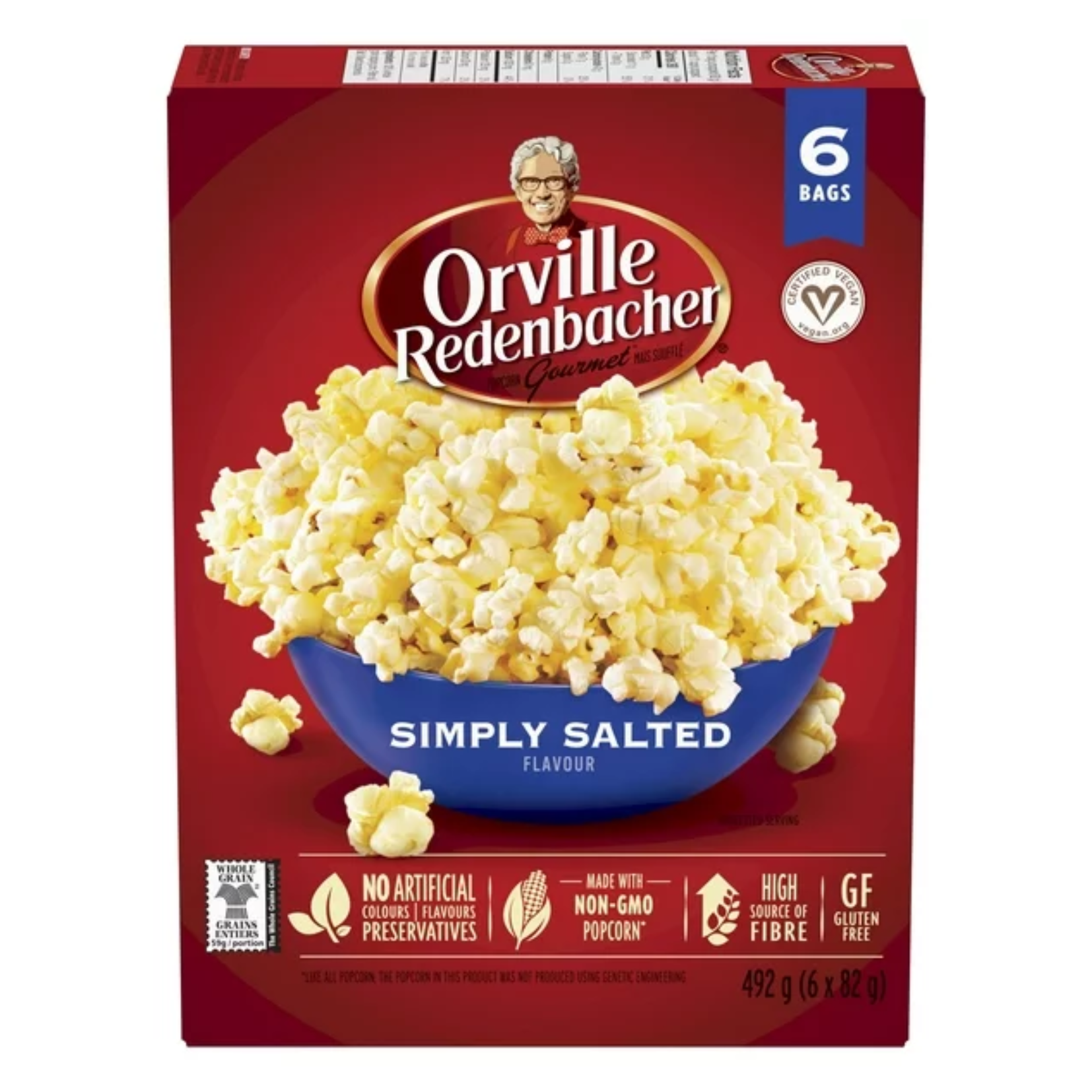 Orville Redenbacher Simply Salted Popcorn 82g x 6