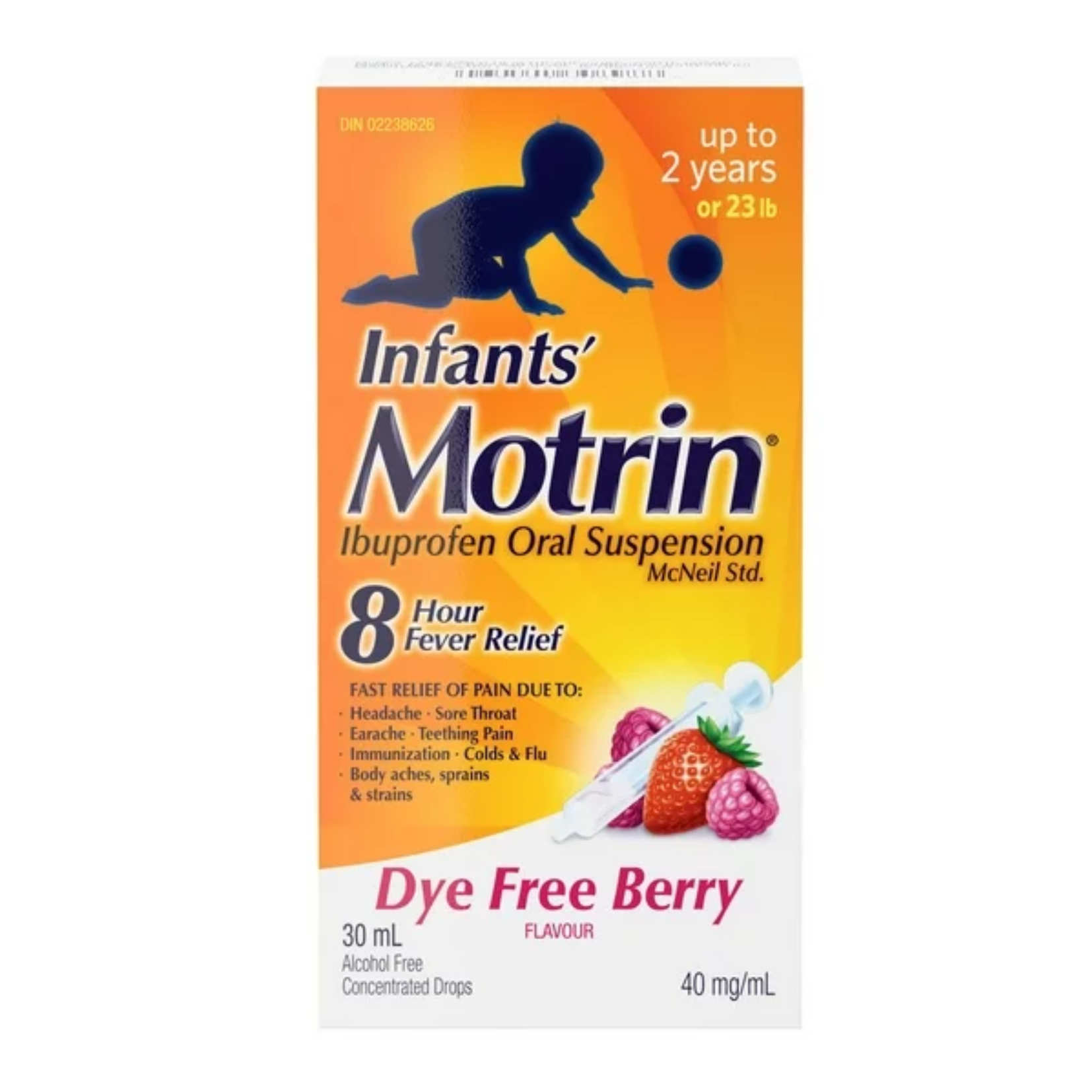 Infants' Berry Flavor 8 Hour Motrin 30ml
