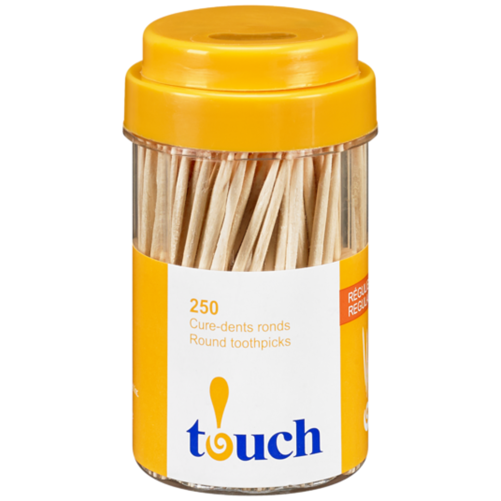 Touch Round Toothpicks Regular 250ct