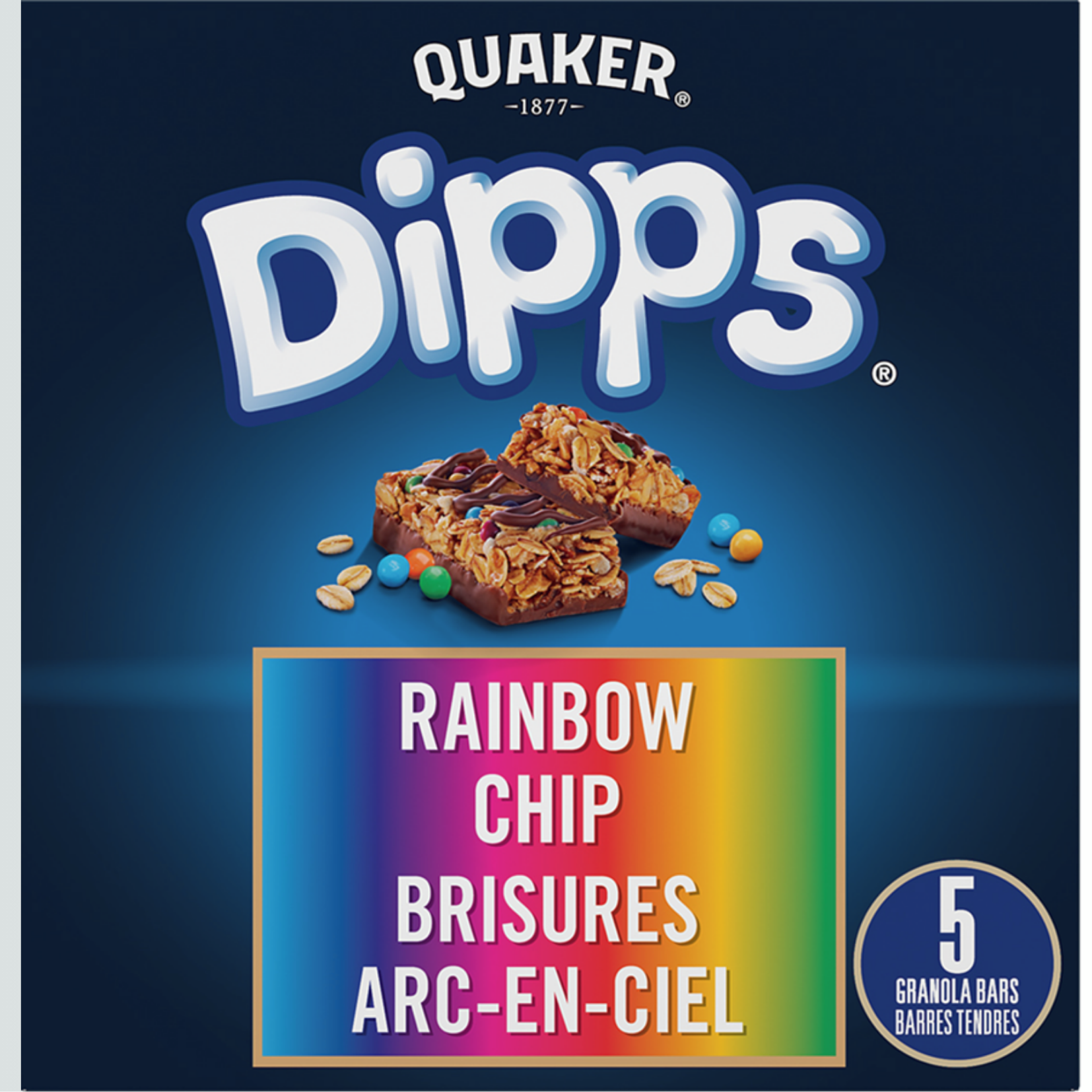 Quaker Dipps Rainbow Chip Granola Bars 30g x 5