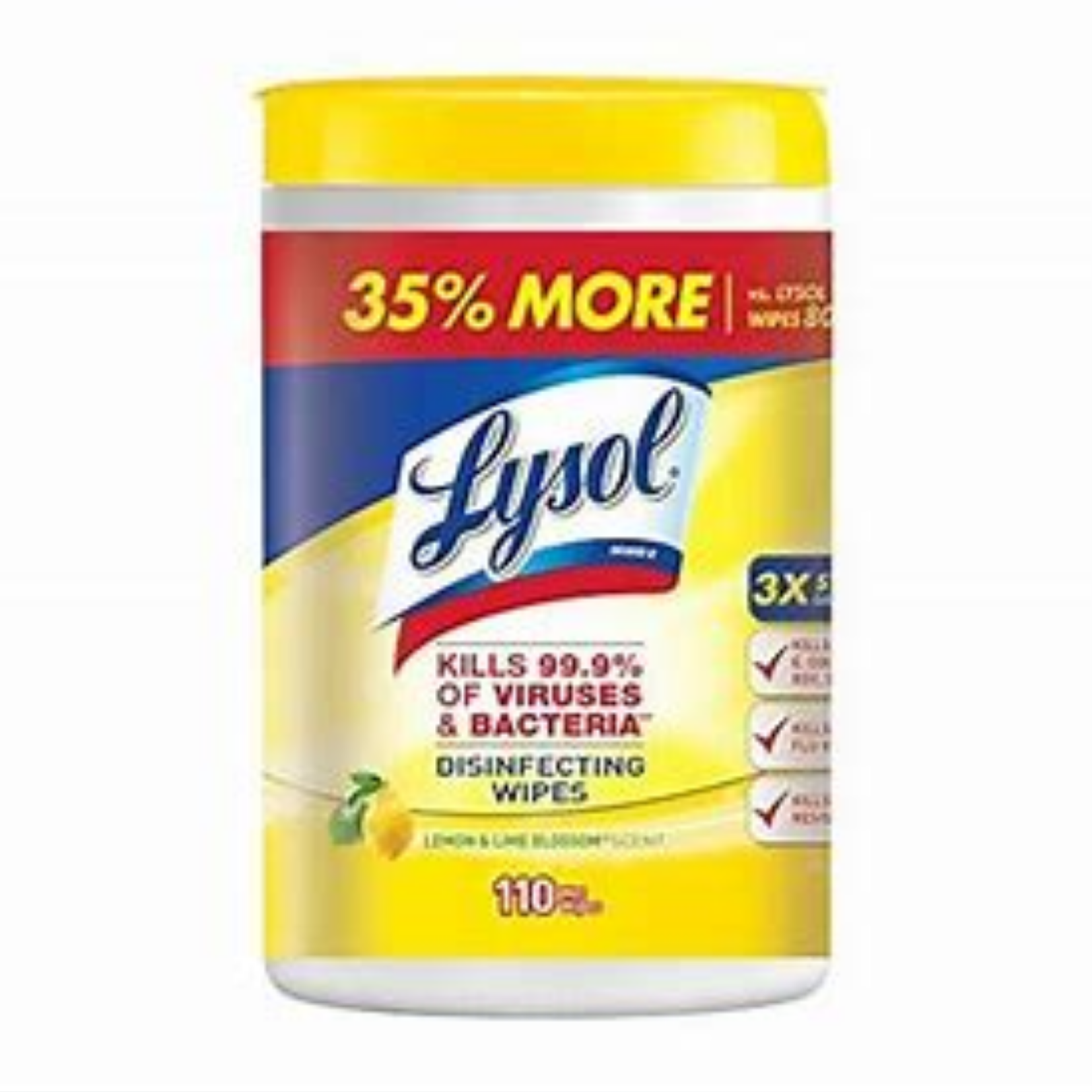 Lysol Advanced Disinfecting Citrus Wipes 110ct