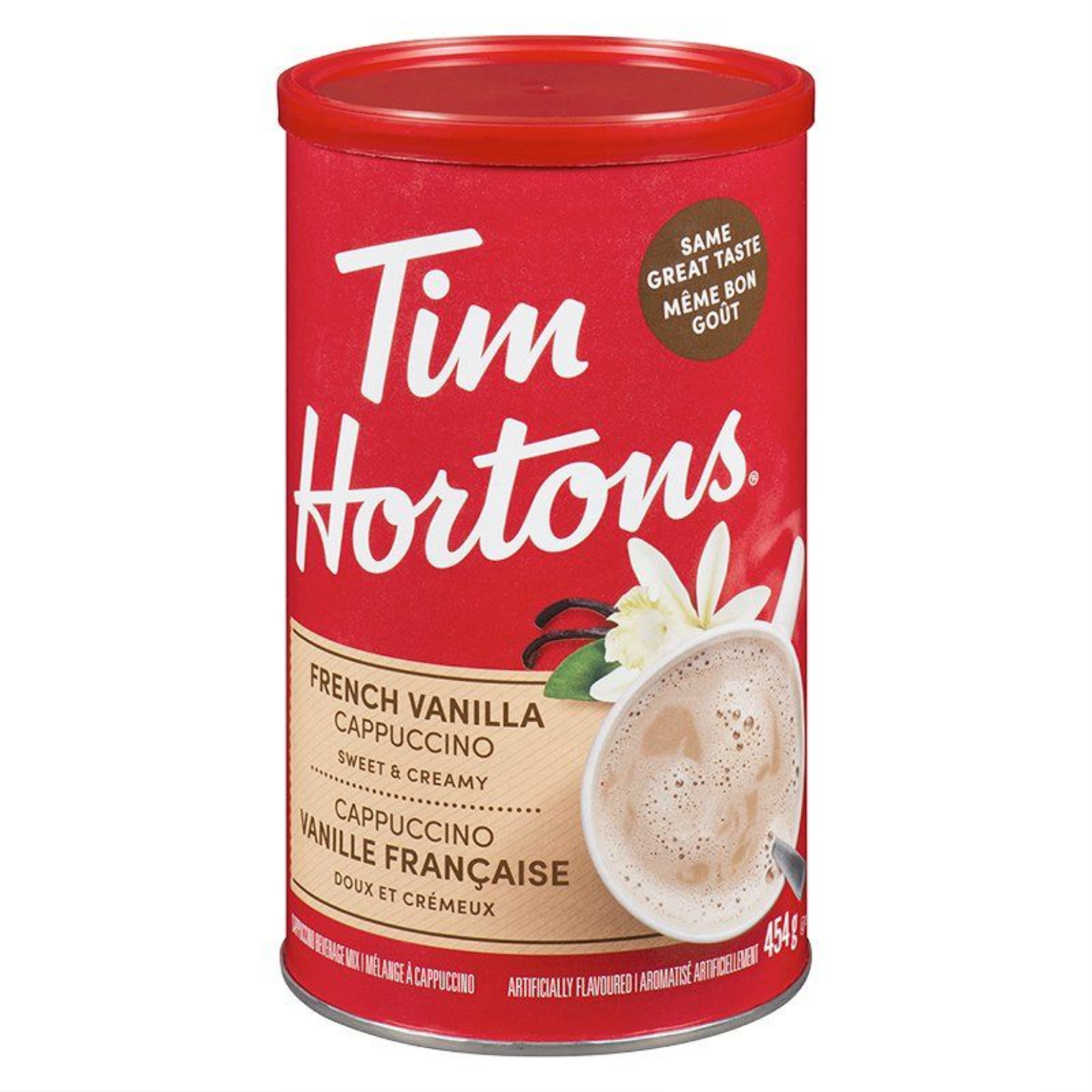 Tim Hortons French Vanilla Cappuccino Beverage Mix 454 g