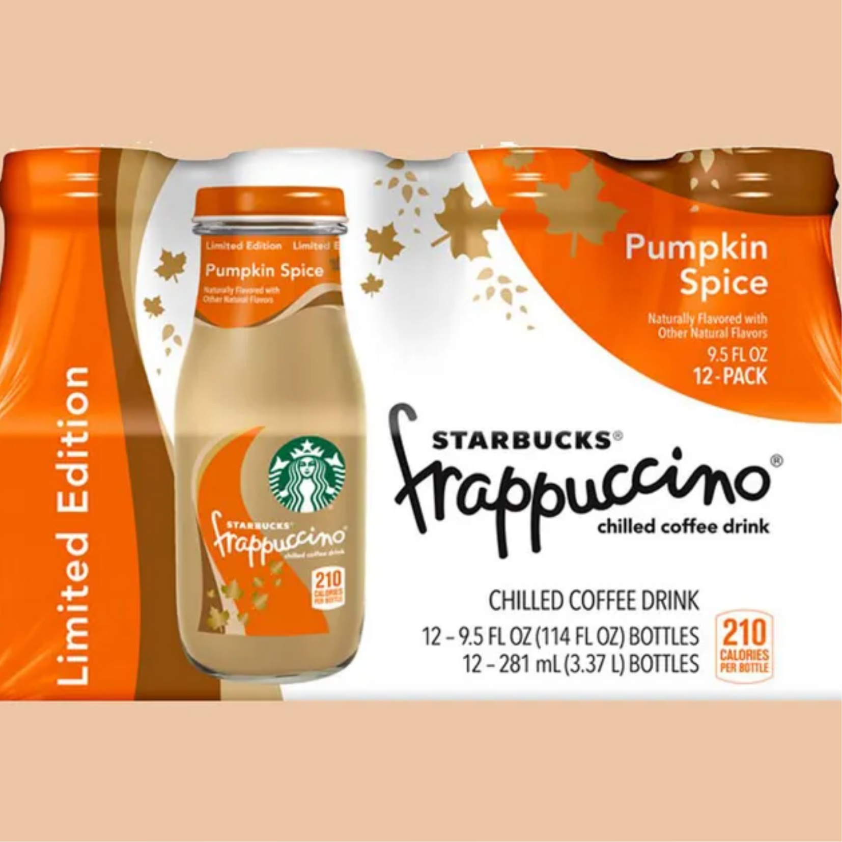 Starbucks Pumpkin Spice Frappuccino Coffee Drink 405 ml