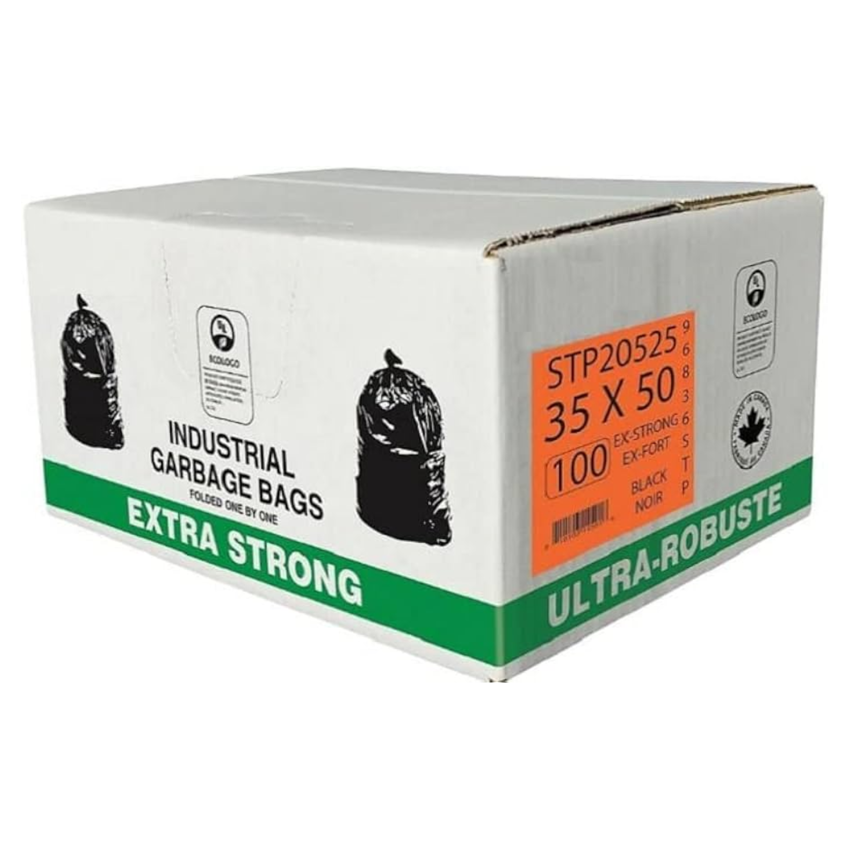 Extra Strong Garbage Bags 35x50 100ct