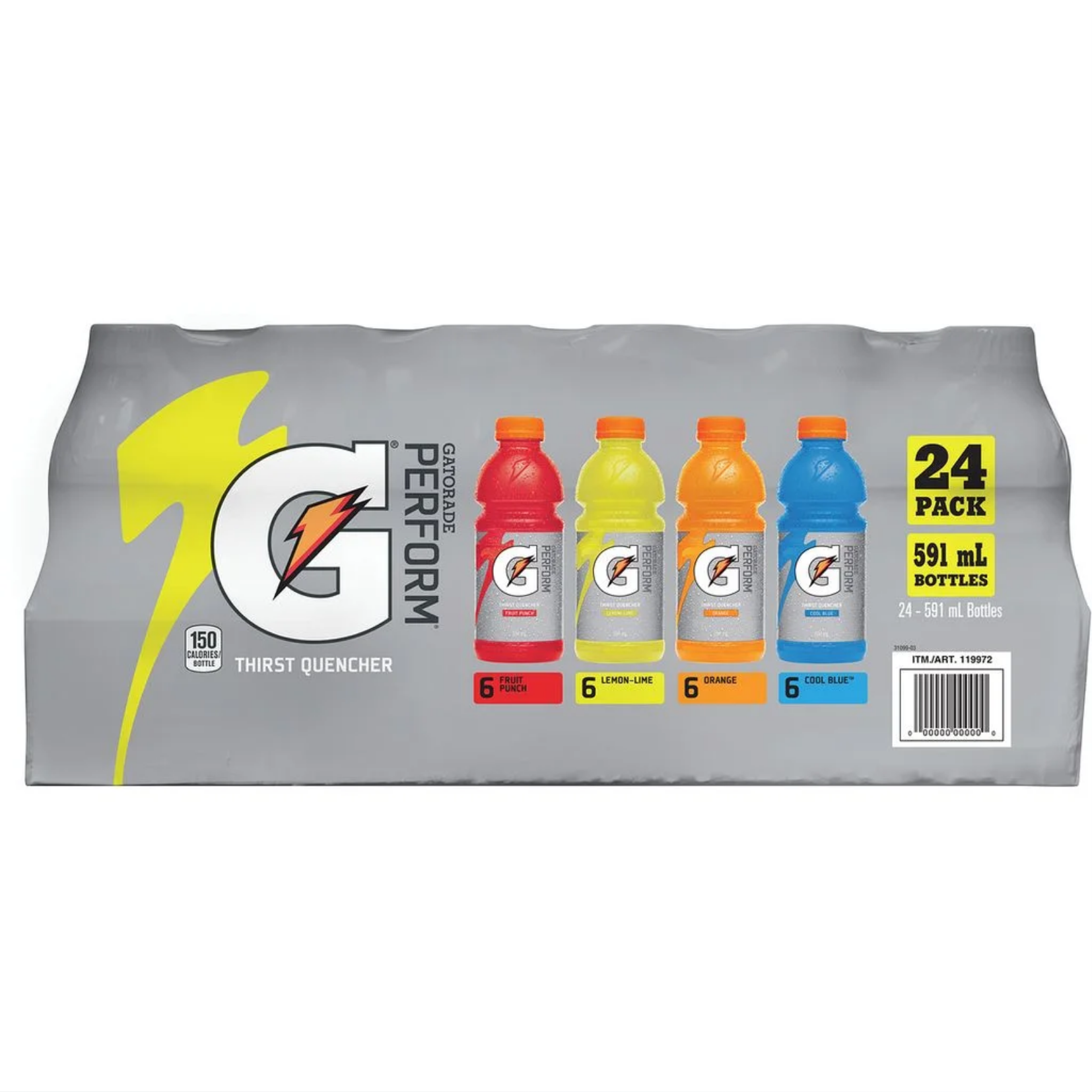 Gatorade 4 Flavour Sports Drink 591ml x 24