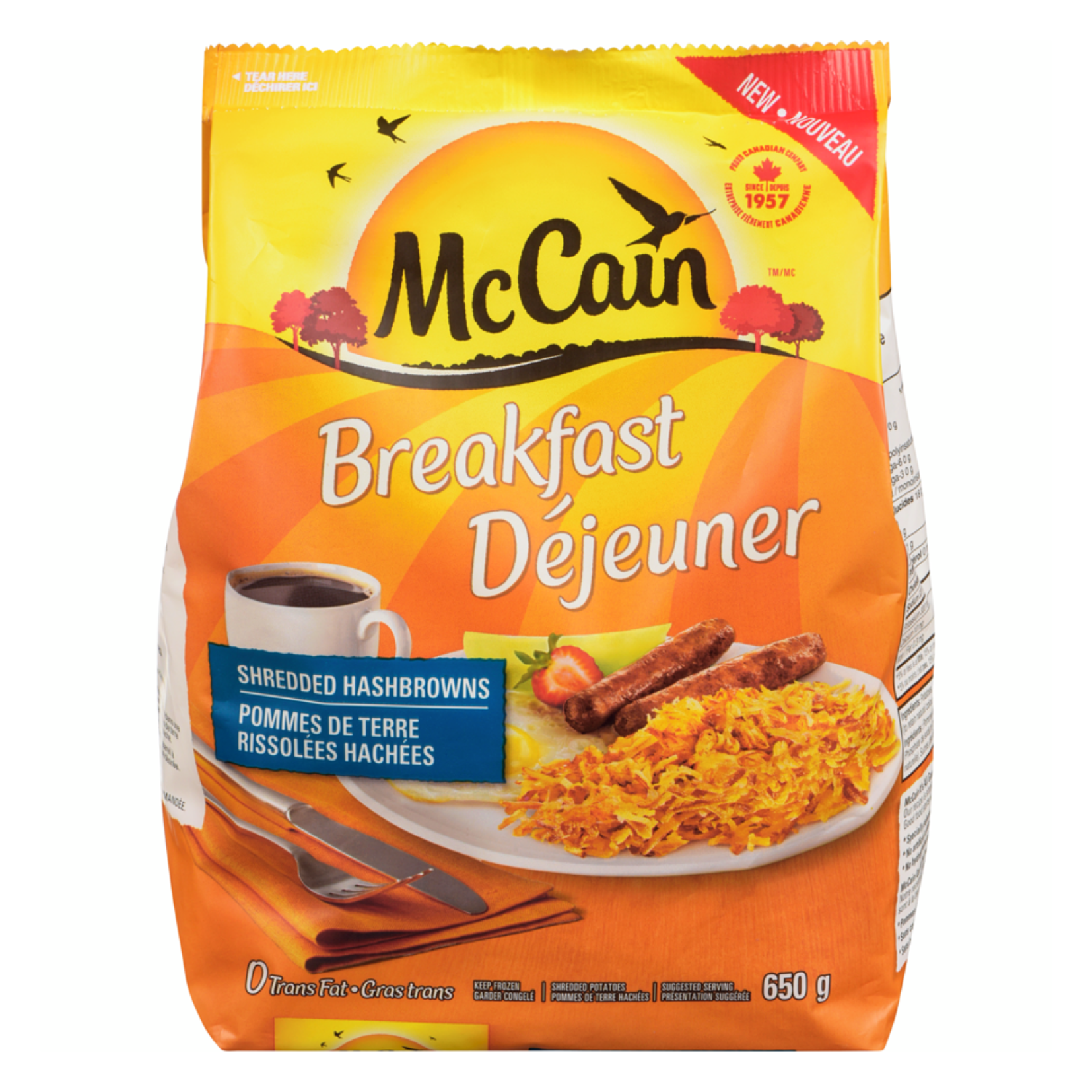 McCain Shredded Hashbrowns 650g