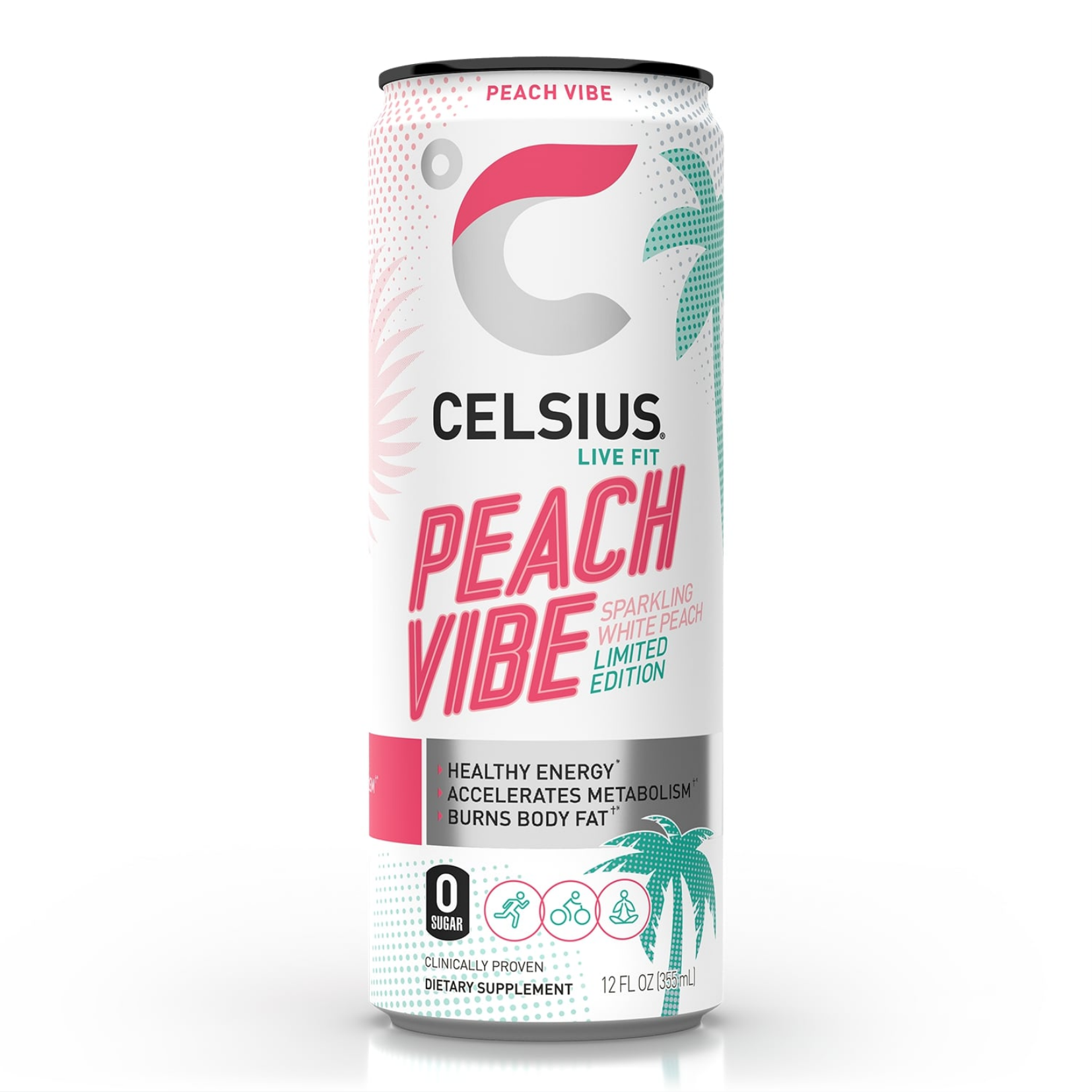 Celsius Peach Vibe Energy Drink