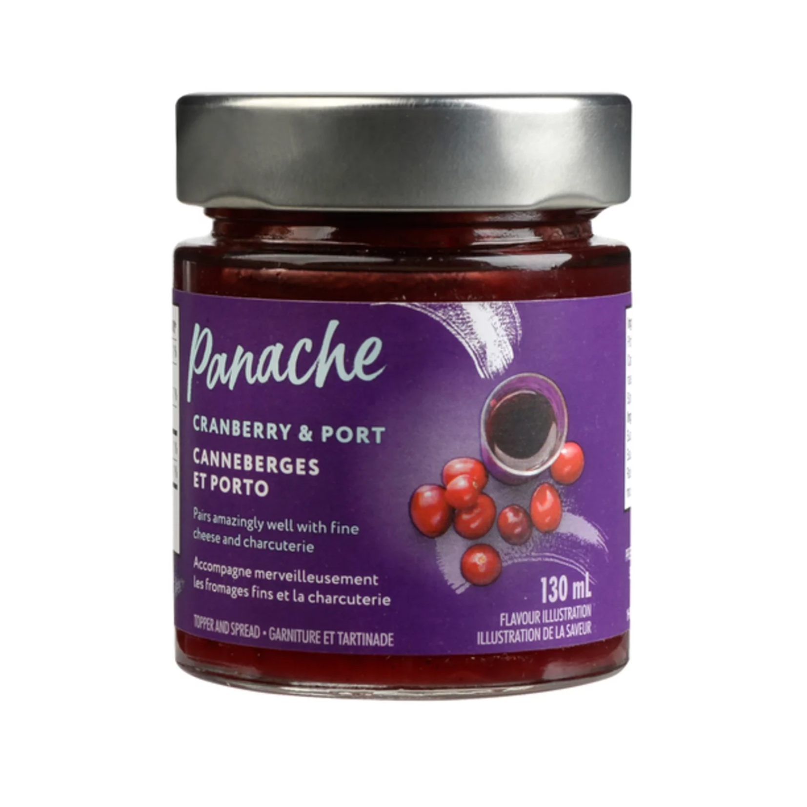 Panache Cranberry & Port Topper & Spread 130ml